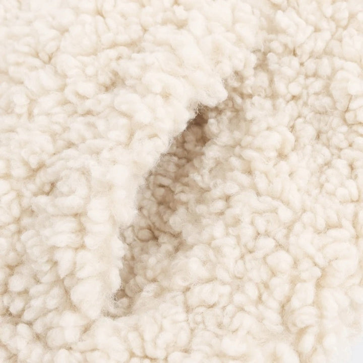 Gilet in sherpa fleece da donna – stile cardigan senza maniche