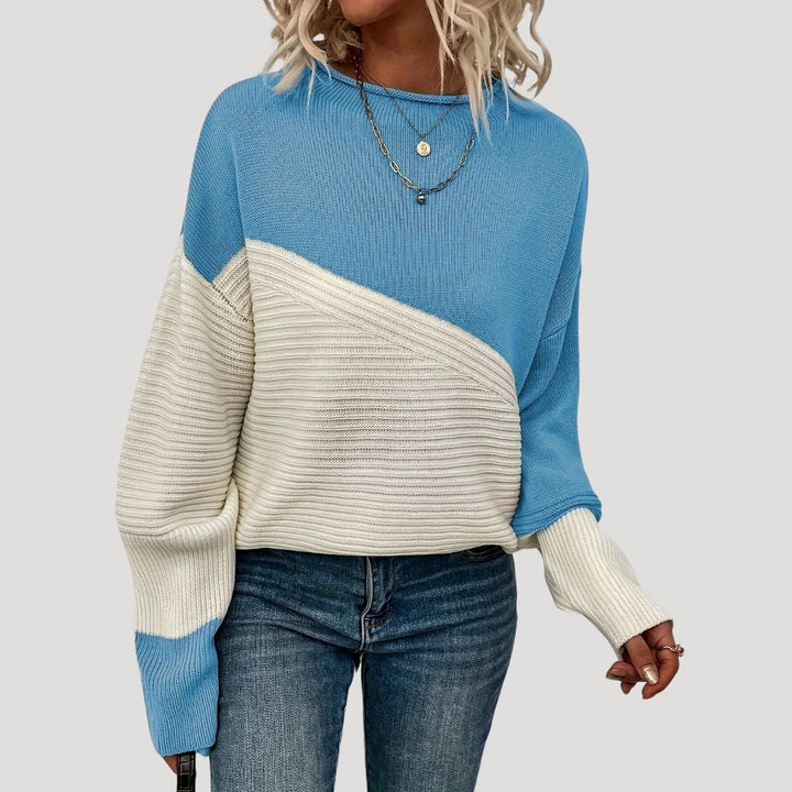 Maglione oversize lavorato a maglia da donna, stile invernale accogliente