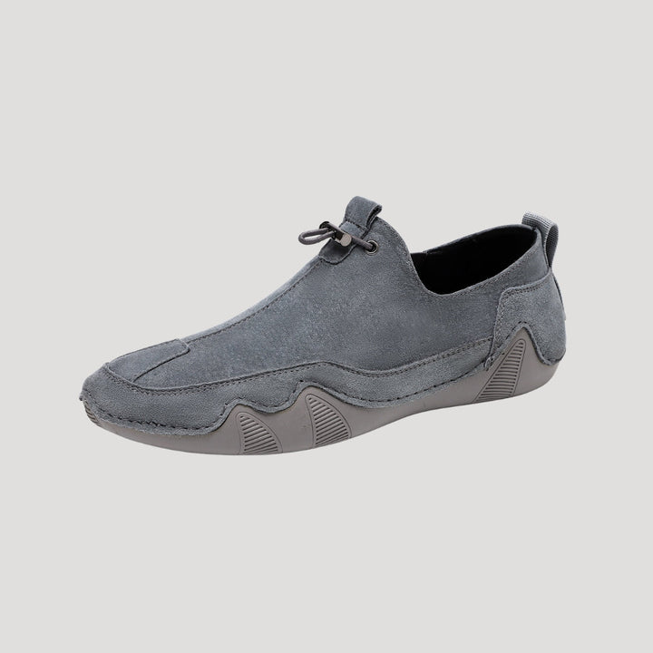 Mocassini in suede da uomo slip-on per la guida