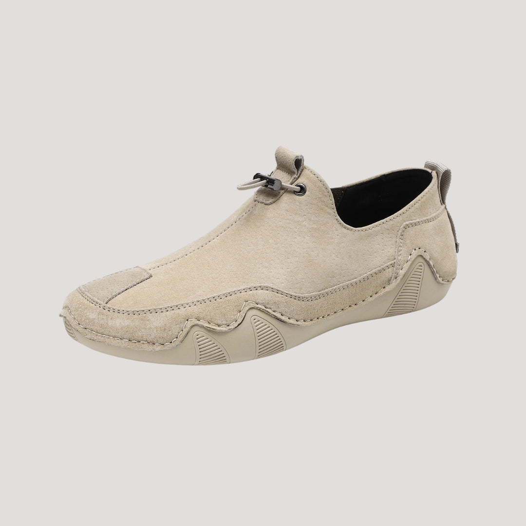 Mocassini in suede da uomo slip-on per la guida