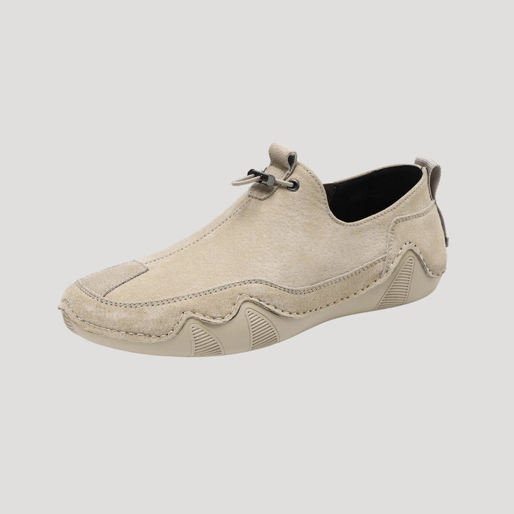 Mocassini in suede da uomo slip-on per la guida