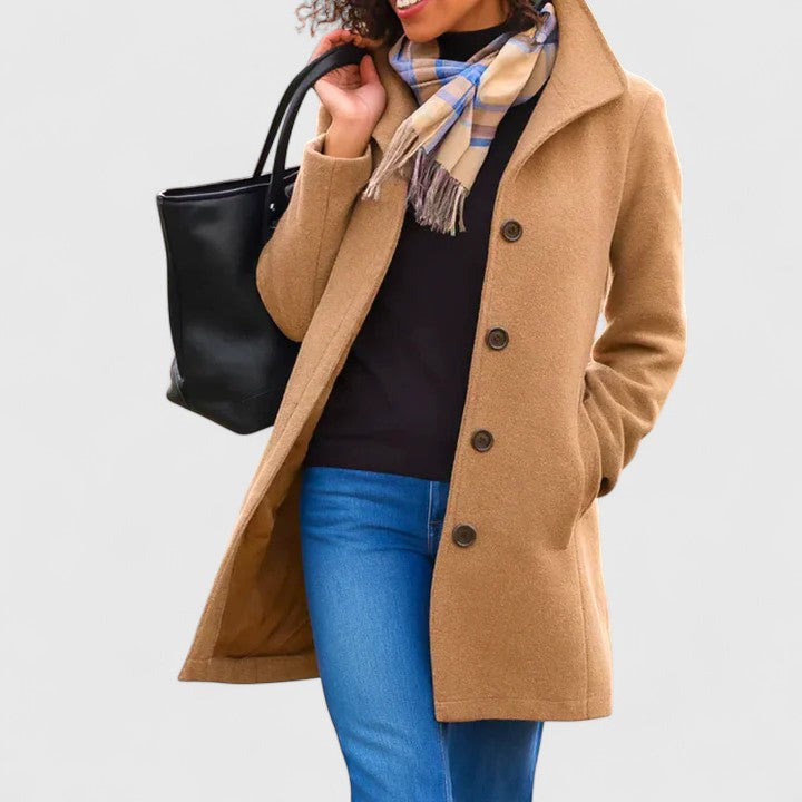 Jami | Classic Wool Blend Coat