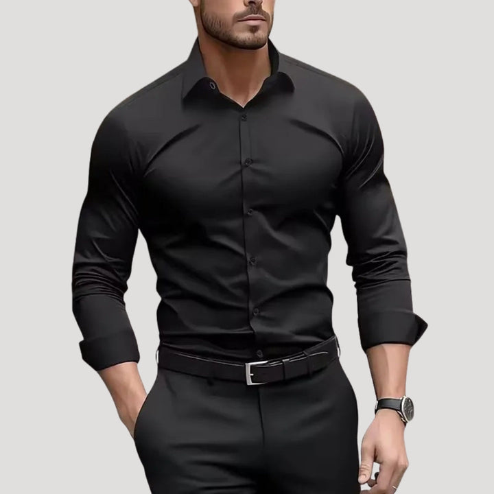 Camicia formale a maniche lunghe slim fit da uomo