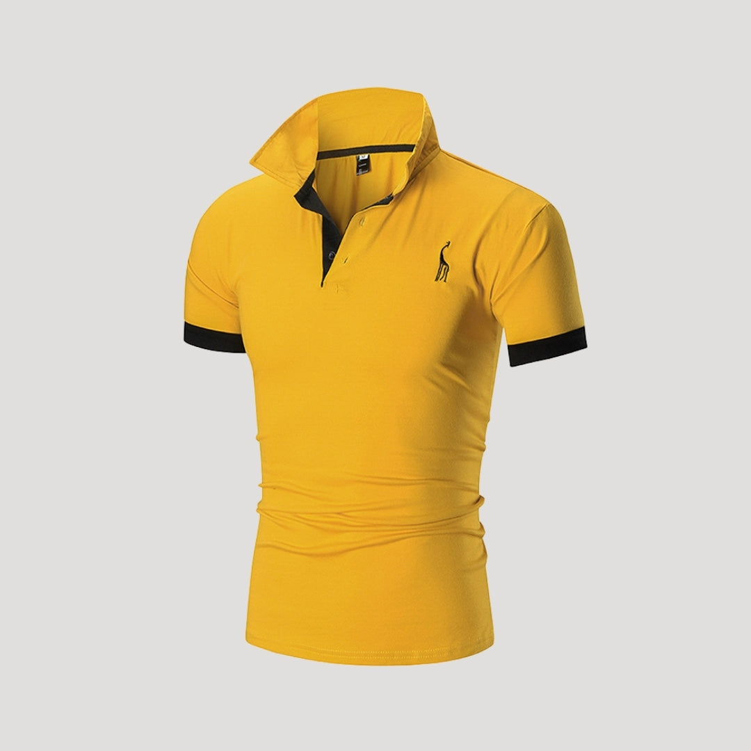 Polo a maniche corte slim fit da uomo