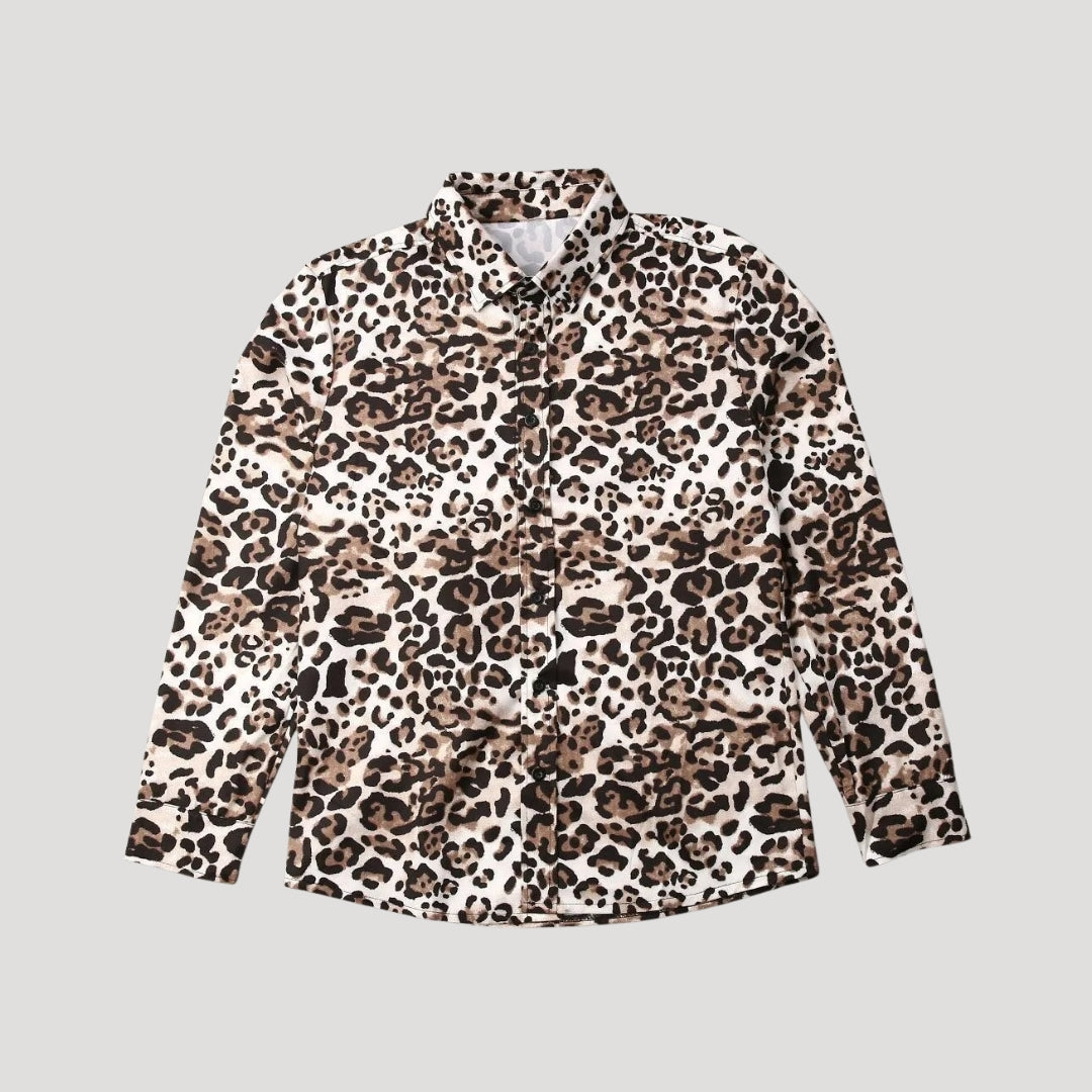 Camicia a maniche lunghe slim fit da uomo