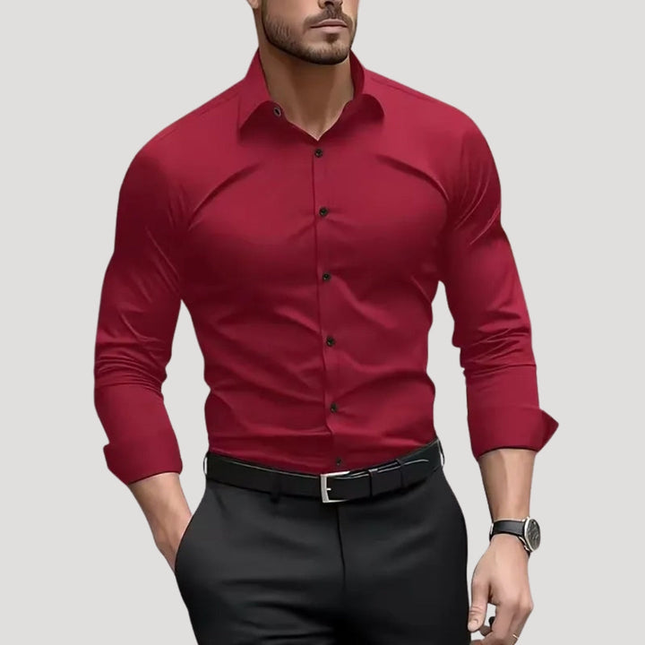 Camicia formale a maniche lunghe slim fit da uomo