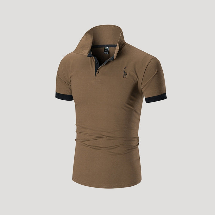 Polo a maniche corte slim fit da uomo