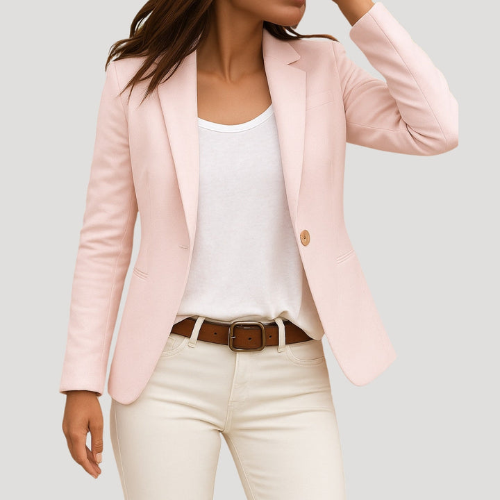 Giacca blazer casual aderente da donna per la primavera