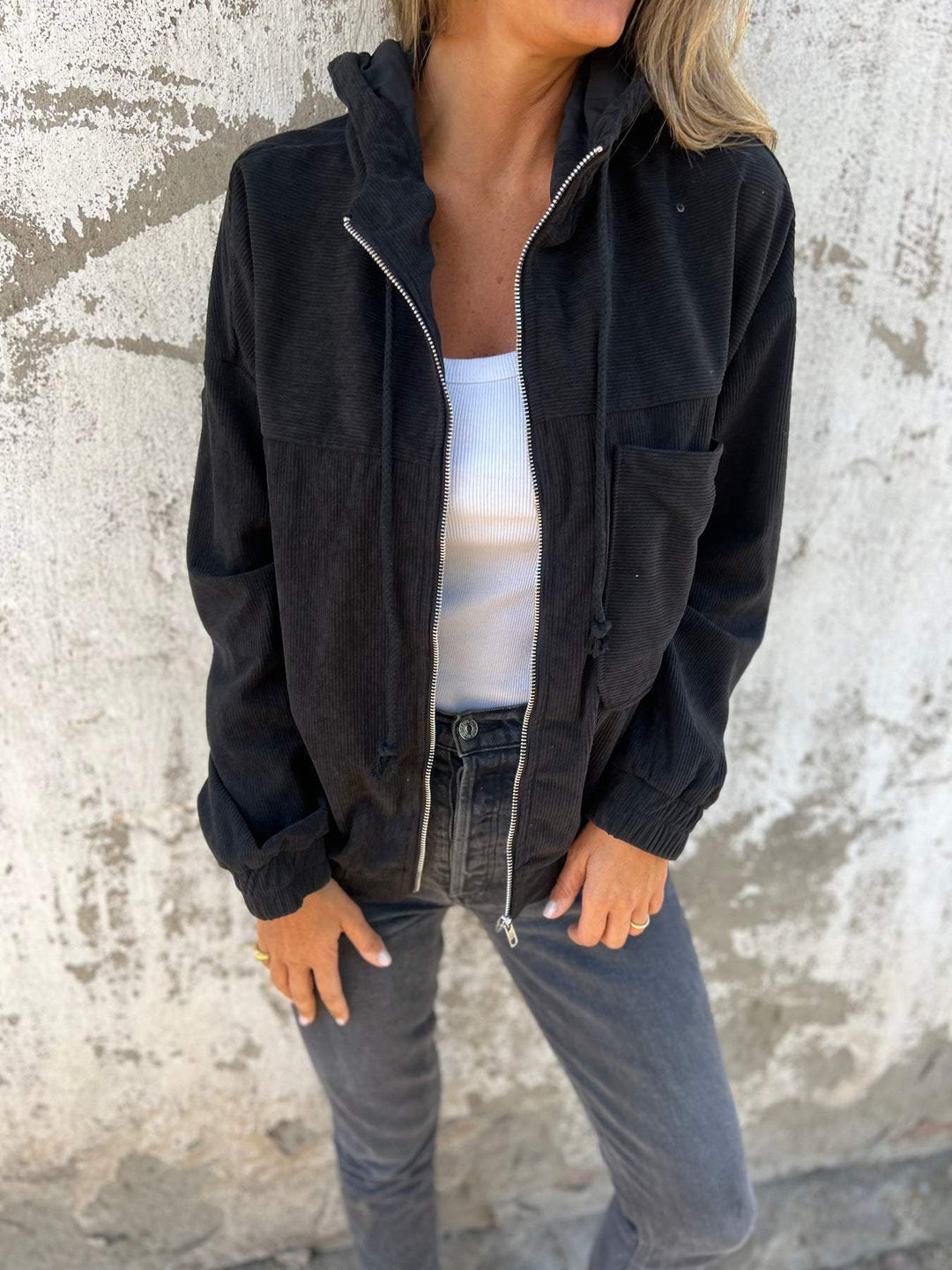 Adeline | Casual hoodie met rits