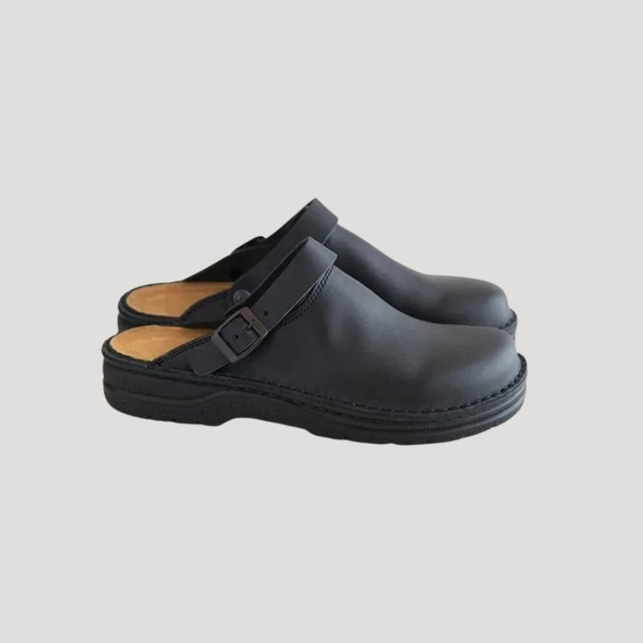 Zoccoli da uomo in similpelle con comfort