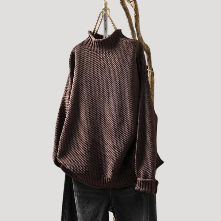 Maglione oversize in maglia chunky da donna per l'inverno