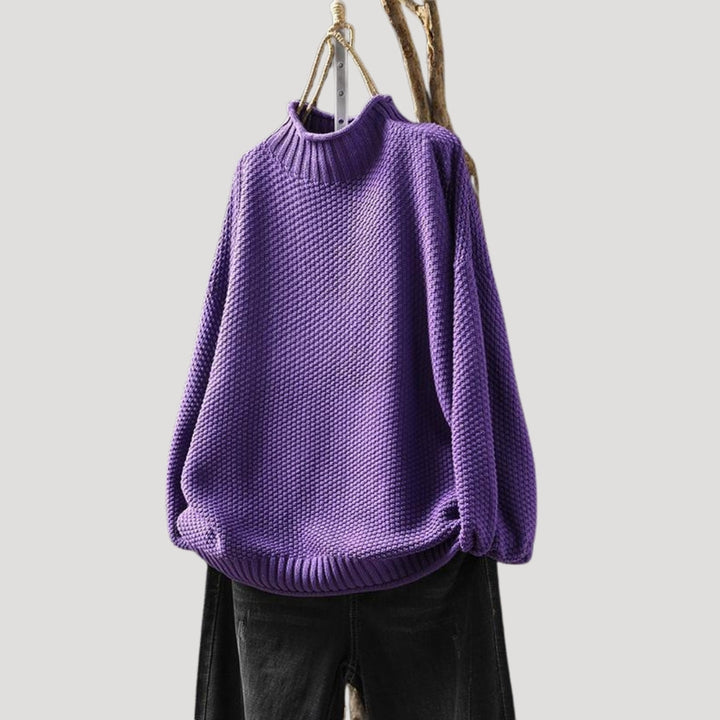 Maglione oversize in maglia chunky da donna per l'inverno