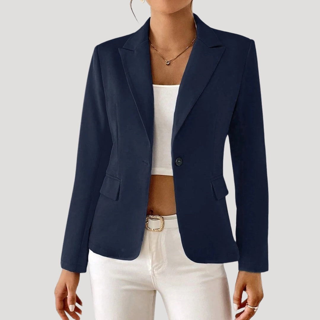 Giacca blazer aderente da donna leggera stile primavera