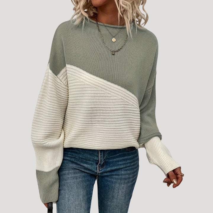 Maglione oversize lavorato a maglia da donna, stile invernale accogliente