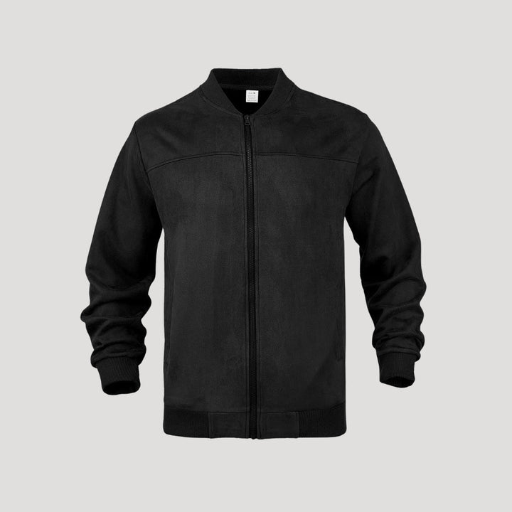 Giacca bomber harrington leggera in suede da uomo