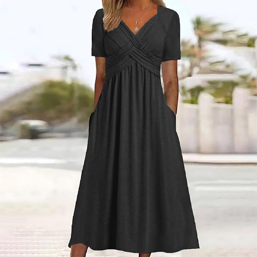 ANGELI™ - Elegant Midi Dress