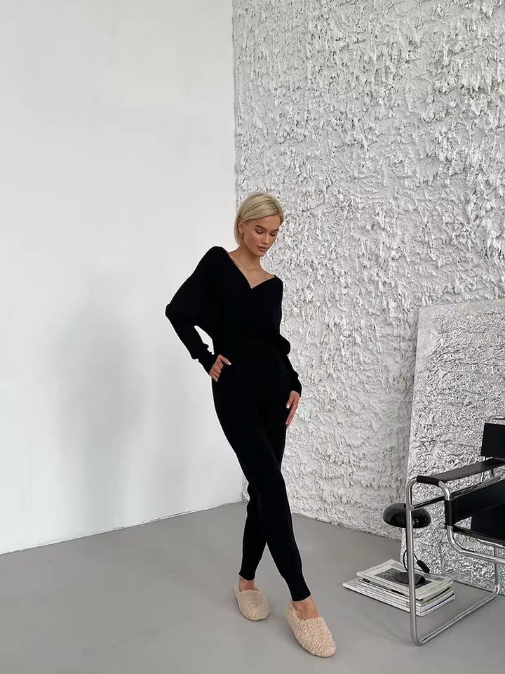 Zelia | Blouse met off-shoulder en overshirt.