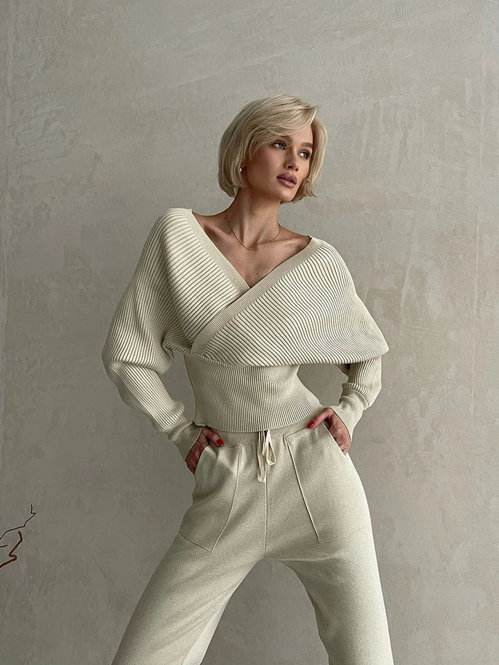 Zelia | Blouse met off-shoulder en overshirt.