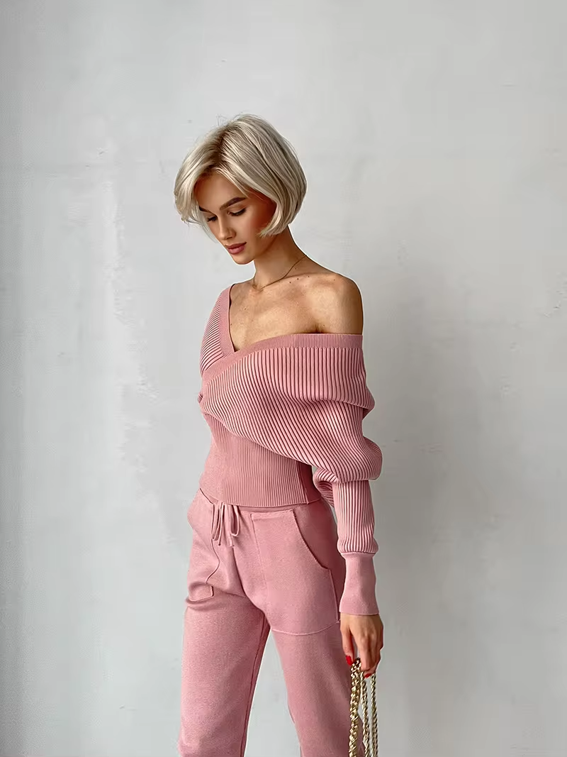Zelia | Blouse met off-shoulder en overshirt.