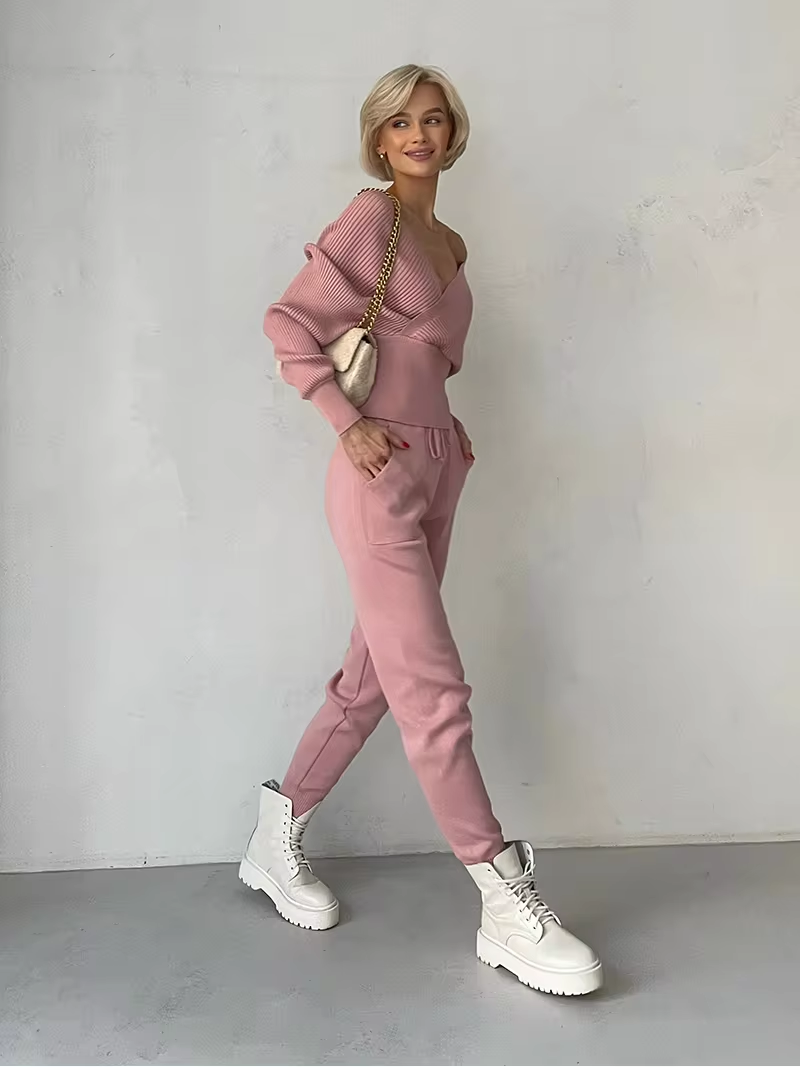 Zelia | Blouse met off-shoulder en overshirt.
